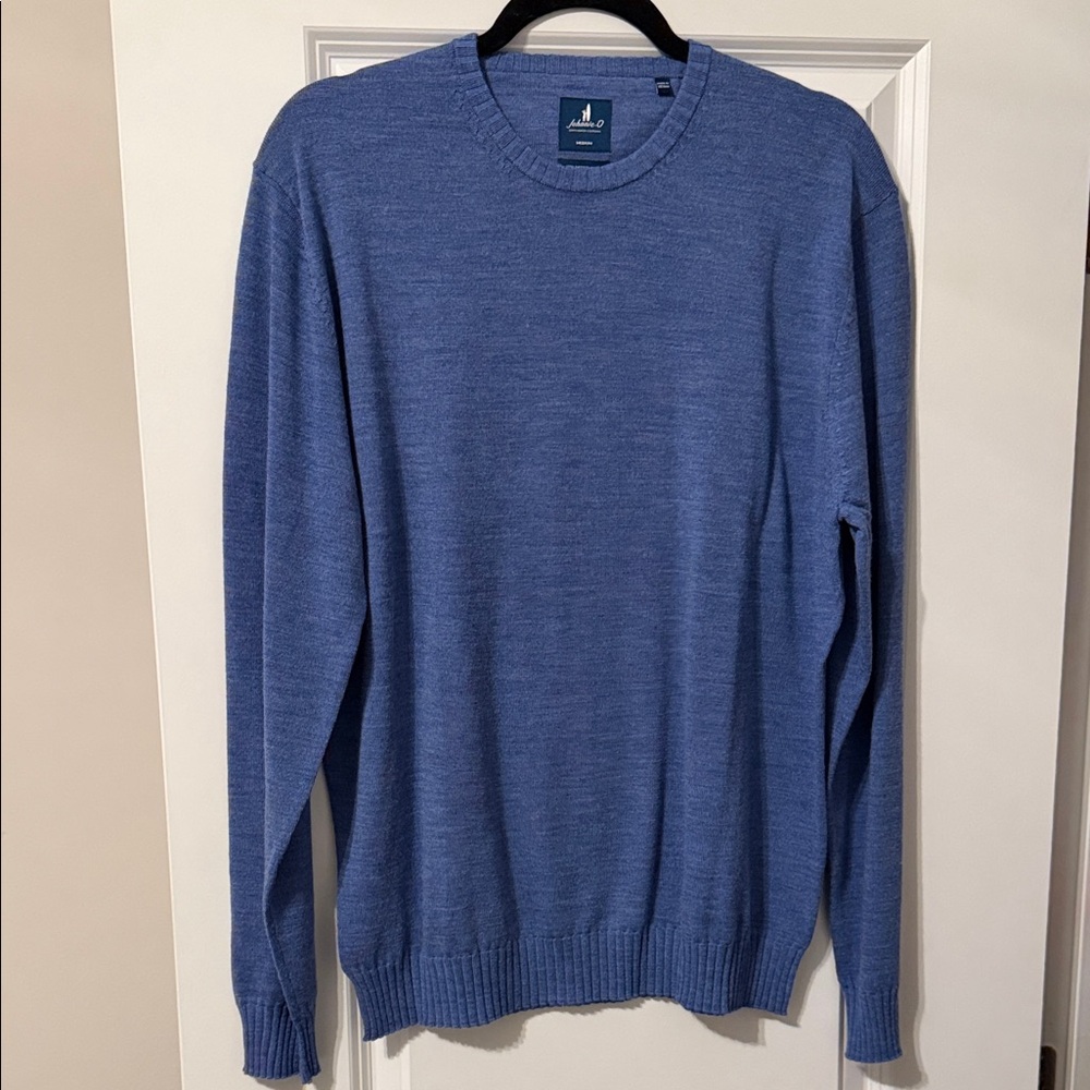Johnnie-O Men’s Blue Crewneck Sweater